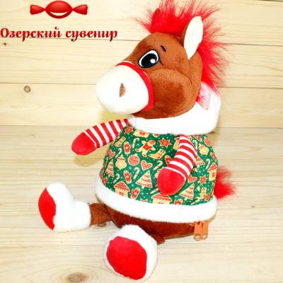 Детский новогодний подарок Озерский Сувенир в мягкой игрушке в Поварово